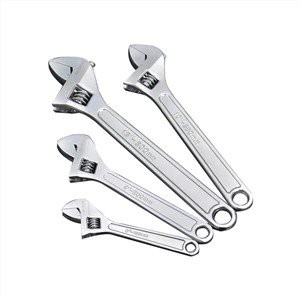 Koolstofstalen verstelbare sleutel met verchroomde coating